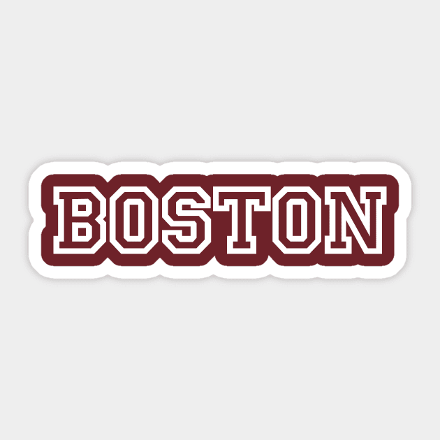 BOSTON Sticker by TheAllGoodCompany